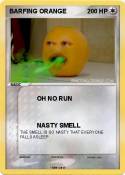 BARFING ORANGE