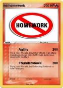 no homework
