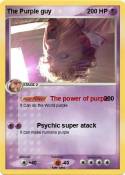 The Purple guy