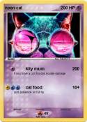 neon cat