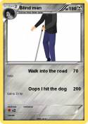 Blind man