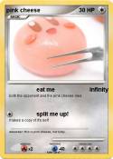 pink cheese
