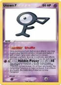 Unown F