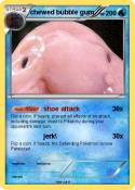 chewed bubble