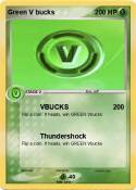 Green V bucks