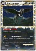 Black pegasus