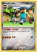 mincraft explo.