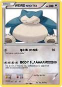 WEIRD snorlax