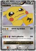 PIKACHU SODA!!!