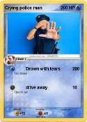 Crying police