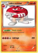 m&m monster