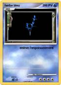 herbe bleu