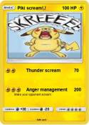 Piki scream!,!
