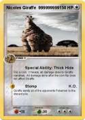 Nicoles Giraffe