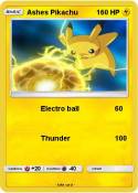 Ashes Pikachu