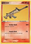 gold scar