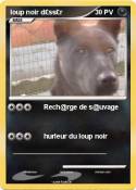 loup noir d£ss£