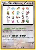 A lot of Pokemo