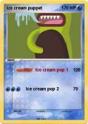 Ice cream puppe
