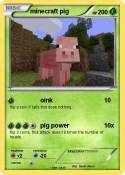 minecraft pig