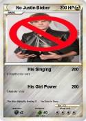 No Justin Biebe