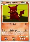 Flaming Pikachu
