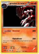 groudon ex leve