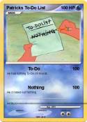 Patricks To-Do