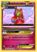 rainbow colors