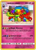 rainbow colors