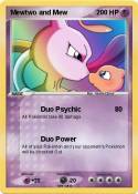 Mewtwo and Mew