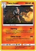 Flame thower