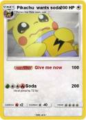 Pikachu wants