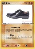 Left Shoe