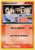 sparta or patri