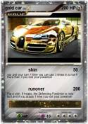 gold car