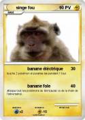 singe fou