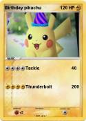 Birthday pikach