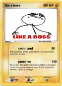 like a boss