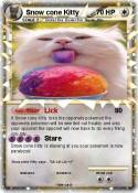 Snow cone Kitty