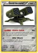 Bomb lanchurer
