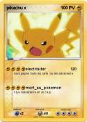pikachu x