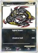 black rayquaza