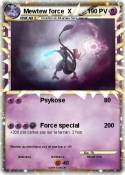 Mewtew force X