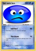 Sad smile face