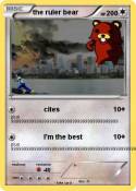 the ruler bear