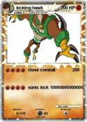 kicking hawk