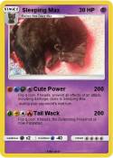 Sleeping Max