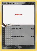 Dark Pikachu