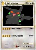 dark pikachu